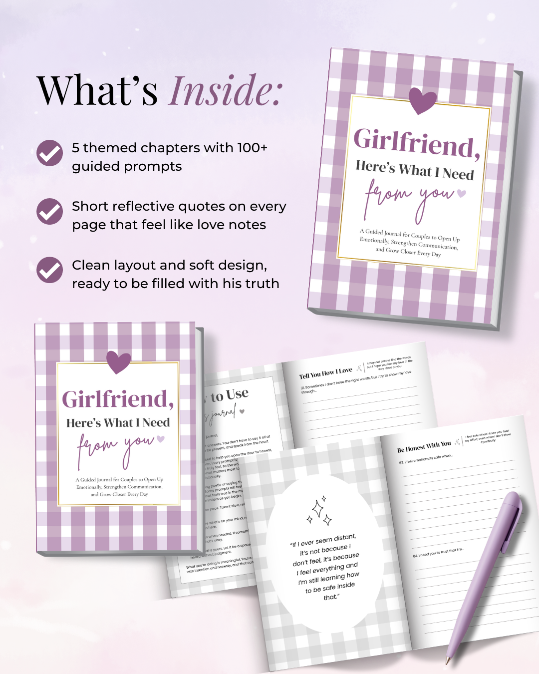 Girlfriend, Here’s What I Need From You
