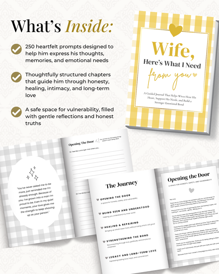 Wife, Here’s What I Need From You